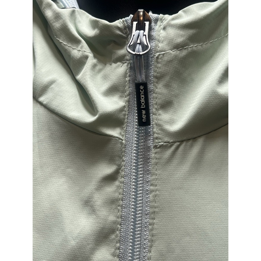 New Balance Full Zip Seafoam Green Mist Activewear Jacket Women's Size large - Picture 4 of 16